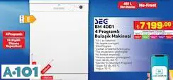 SEG 4 PROGRAMLI BULAŞIK MAKİNESİ